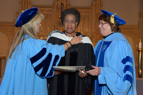 From the moment she walked into the Castle at the College of New Rochelle, Myrlie Evers-Williams was accompanied by a ... From the moment she walked into the Castle at the College of New Rochelle, Myrlie Evers-Williams was accompanied by a ...