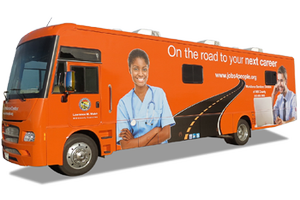 Will County's mobile workforce center.