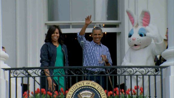 Storm troopers, presidential displays of athleticism and that looming bunny -- just another Easter Egg Roll on the White House ... Storm troopers, presidential displays of athleticism and that looming bunny -- just another Easter Egg Roll on the White House ...