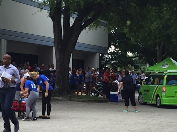 Of the hundreds of people lining up around the block to donate blood to the victims of the Orlando shooting, ... Of the hundreds of people lining up around the block to donate blood to the victims of the Orlando shooting, ...