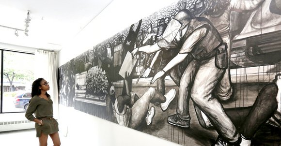 The opening of the Clara Francis Gallery, July 27, in a renovated Harlem storefront was an exciting moment for Haile ... The opening of the Clara Francis Gallery, July 27, in a renovated Harlem storefront was an exciting moment for Haile ...