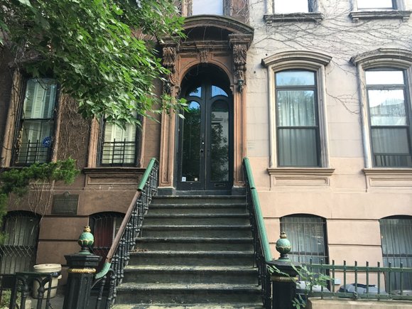 Ivy still grows on the front of Langston Hughes' home in Harlem. There aren't many houses like it left in ... Ivy still grows on the front of Langston Hughes' home in Harlem. There aren't many houses like it left in ...