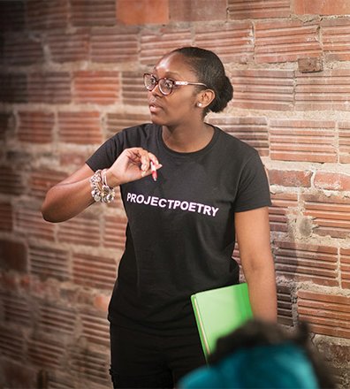 Jessica Moliere, President of PROJECTPOETRY