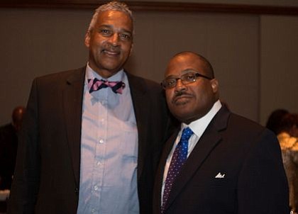 South Jersey Journal co-founders Al Thomas and Irv Randolph.