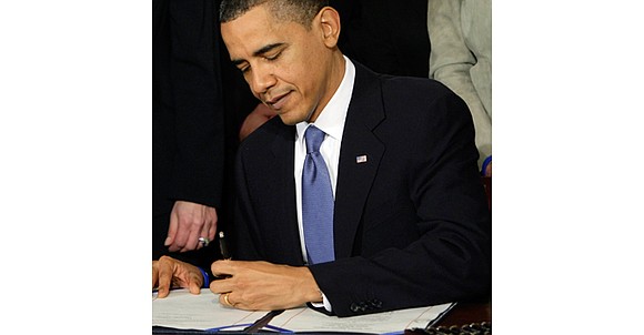 In the moments before President Barack Obama prepared to sign the health care reform law that would forever define his ... In the moments before President Barack Obama prepared to sign the health care reform law that would forever define his ...