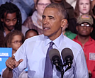 President Barack Obama in Hilllary Clinton politcal ad "On The Ballot"