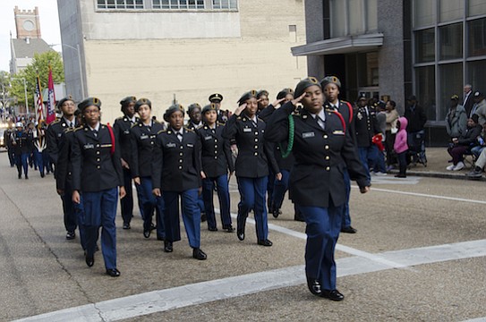 Veterans Day Parade. (Photo: Warren Roseborough)