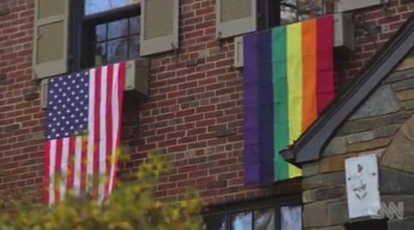 Some Washington residents who disagree with Mike Pence's positions on gay rights are making their values known to their new ... Some Washington residents who disagree with Mike Pence's positions on gay rights are making their values known to their new ...