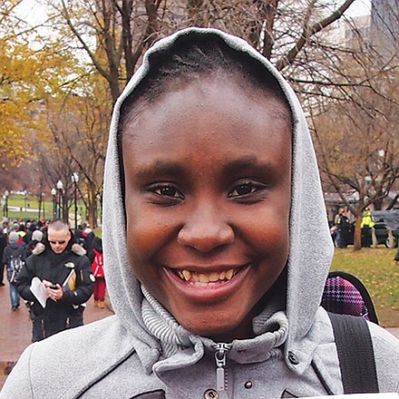 That the future will be a lot different for our generation. Particularly for women and African Americans. Things will be a lot worse. — Vianna St. Cyr, Student, Hyde Park