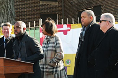 When Governor Larry Hogan and Baltimore Mayor Catherine Pugh joined a host of other dignitaries and officials on Friday, December ... When Governor Larry Hogan and Baltimore Mayor Catherine Pugh joined a host of other dignitaries and officials on Friday, December ...