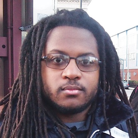 Make sure you’re not like Trump. A lot of black people are against GLBT rights or women’s rights. Take a look at yourself and make sure you’re not like Trump. — Christopher, Security, Dorchester