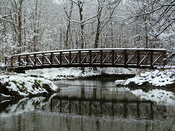 Check Medrano won the December photo contest for his entry of a snow-covered bridge. Check Medrano won the December photo contest for his entry of a snow-covered bridge.