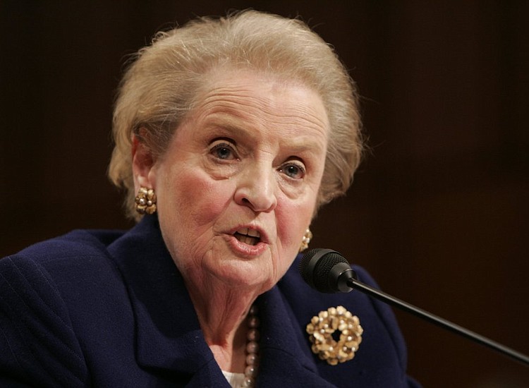 Image result for former Secretaries of State Madeleine Albright
