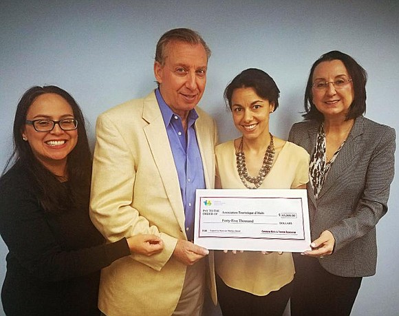 The Caribbean Hotel and Tourism Association presented checks totaling $70,000 to hotel associations in Haiti and the Bahamas to assist ... The Caribbean Hotel and Tourism Association presented checks totaling $70,000 to hotel associations in Haiti and the Bahamas to assist ...