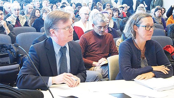 In a hearing last week, the town of Brookline argued that it has the right to fire two black police ... In a hearing last week, the town of Brookline argued that it has the right to fire two black police ...