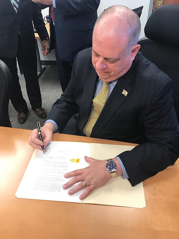 Governor Larry Hogan recently signed an executive order declaring a State of Emergency in response to the heroin, opioid, and ... Governor Larry Hogan recently signed an executive order declaring a State of Emergency in response to the heroin, opioid, and ...