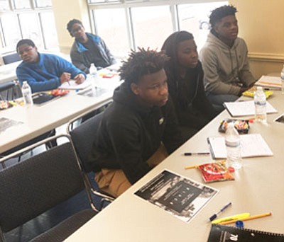 Deonte Ward, 27, is an Annapolis resident who acknowledges the importance of helping young black men on a positive path. Deonte Ward, 27, is an Annapolis resident who acknowledges the importance of helping young black men on a positive path.