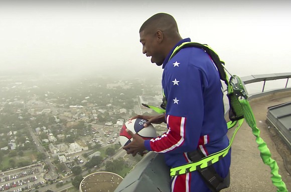 Bucket Blakes has been a member of the iconic Harlem Globetrotters for 15 years Bucket Blakes has been a member of the iconic Harlem Globetrotters for 15 years