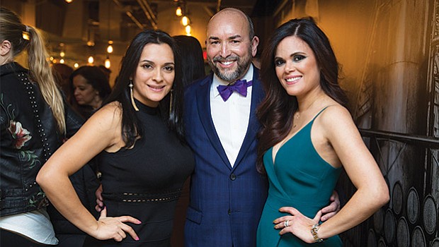 Gloria Velasquez, owner of design firm IMAGIX with Nivia and Hector Piña.