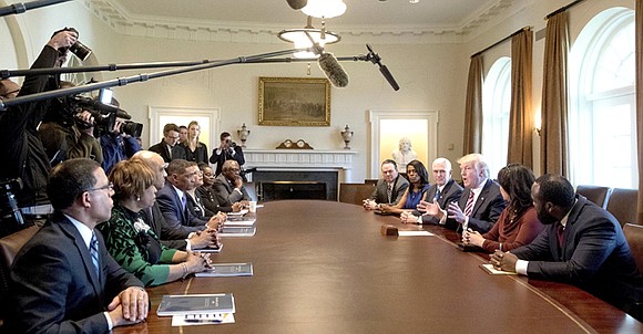 Black lawmakers emerged from a meeting with President Donald Trump at the White House last Wednesday saying the president was ... Black lawmakers emerged from a meeting with President Donald Trump at the White House last Wednesday saying the president was ...