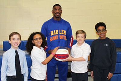 For Anthony “Buckets” Blakes a member of the iconic Harlem Globetrotters for 15 years, shooting a basketball 583 feet and ... For Anthony “Buckets” Blakes a member of the iconic Harlem Globetrotters for 15 years, shooting a basketball 583 feet and ...