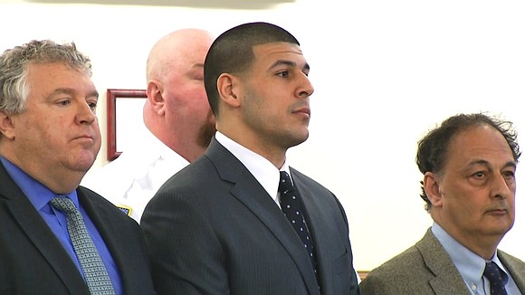 Convicted murderer and former NFL star Aaron Hernandez was found hanged in his Massachusetts prison cell Wednesday morning, officials said, ... Convicted murderer and former NFL star Aaron Hernandez was found hanged in his Massachusetts prison cell Wednesday morning, officials said, ...