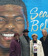 Councilwoman Inez Barron, Valorie Bell, William Bell and Assemblyman Charles Barron
