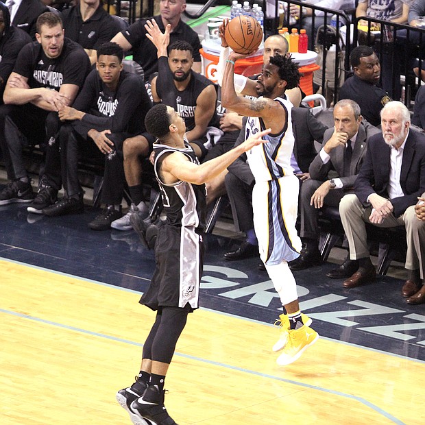 Mike Conley poured in a game-high 24 points in Game 3. (Photo: Warren Roseborough)