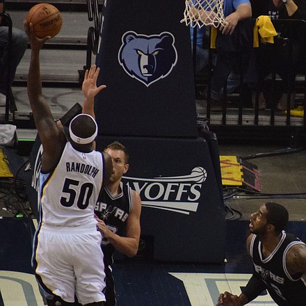Zach Randolph: "That's a real playoff game. Grit and grind game, team win definitely. Came out and battled. It was a battle...possession for possession." (Photo: Karanja A. Ajanaku)