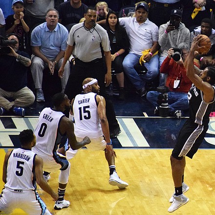 Kawhi Leonard was, well, "unbelievable!" While he committed four turnovers, his stat line read this way: 43 points, 8 rebounds, 3 assists, 6 steals. (Photo: Karanja A. Ajanaku)
