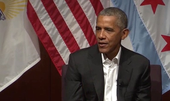 "What's been going on while I've been gone?" Obama jokes at University of Chicago. "What's been going on while I've been gone?" Obama jokes at University of Chicago.