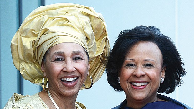 Rev. Gloria Hammond, Wellesley College President Paula Johnson