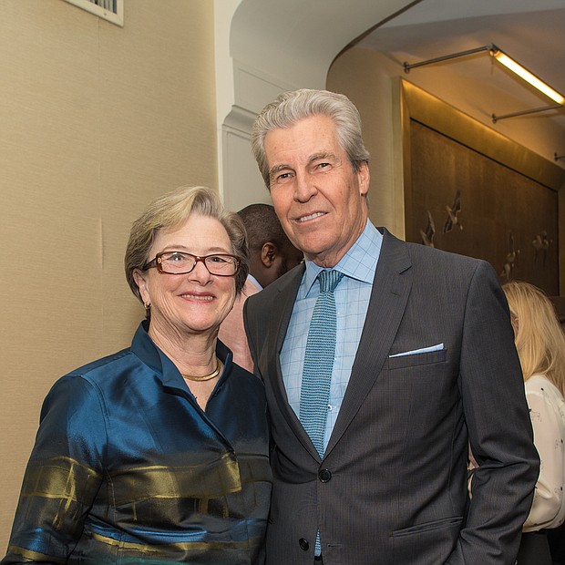 Kathryn S. Wylde, president and CEO Partnership for New York City, and Macy's Excutive Chairman Terry J. Lundgren