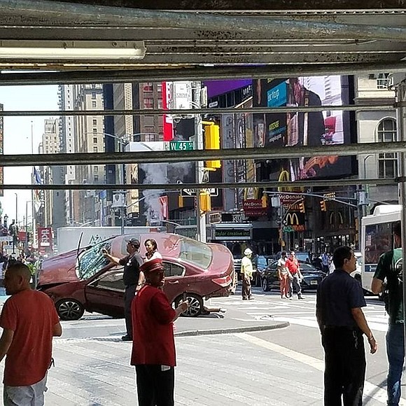 An 18-year-old woman was killed and at least 22 people injured Thursday when a speeding car plowed into pedestrians Manhattan's ... An 18-year-old woman was killed and at least 22 people injured Thursday when a speeding car plowed into pedestrians Manhattan's ...