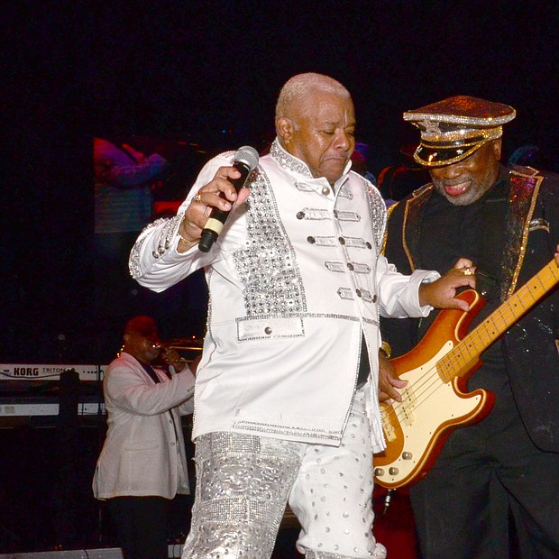 Larry Dodson and James Alexander are in familiar territory – next to each other on stage doing what they love