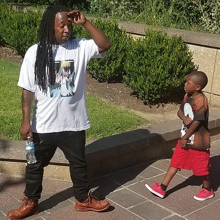 Activist Frank Gotti was vocal about the need to step up for children. (Photo: Kelvin Cowans)