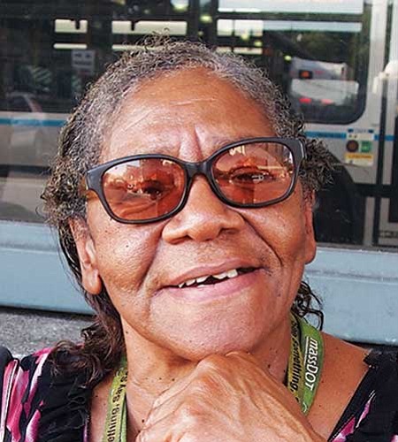 I think people coming together to help each other would make America great. Not pulling apart, like we are now. — Ms. D. Boyettie, Bus Driver, Roxbury