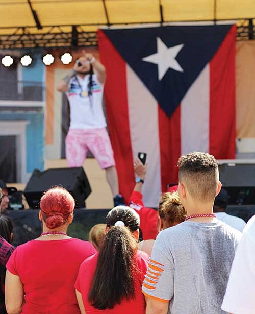 Arce is known for championing the Afro-Caribbean beats of Bomba and Plena music. While many of the festival’s performances featured ... Arce is known for championing the Afro-Caribbean beats of Bomba and Plena music. While many of the festival’s performances featured ...