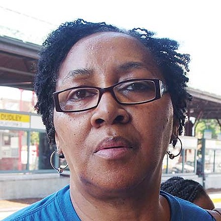 I think it’s really disgraceful that there’s someone like Trump in office. He doesn’t care about 99 percent of us. Hopefully he’ll be out soon. — Priscilla Flint-Banks, Program Director, Roslindale