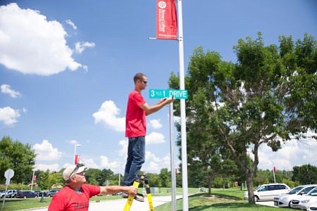 The newest entrance to Rowan College at Burlington County (RCBC) has been named 3plus1 Drive in recognition of the college’s ... The newest entrance to Rowan College at Burlington County (RCBC) has been named 3plus1 Drive in recognition of the college’s ...