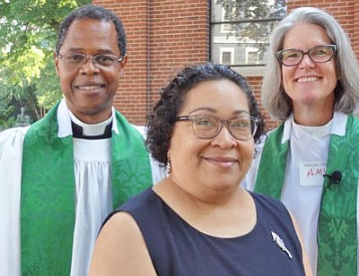 The Reverend M. Dion Thompson has joined St. Anne’s of Annapolis as the Associate Priest for Pastoral Care. The Reverend M. Dion Thompson has joined St. Anne’s of Annapolis as the Associate Priest for Pastoral Care.