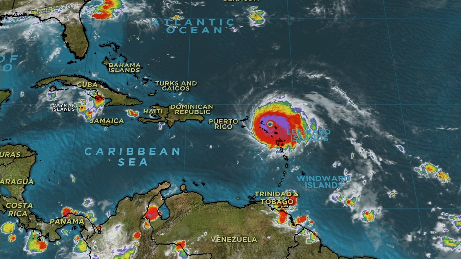 Hurricane Irma slams Caribbean islands as it heads toward Puerto Rico