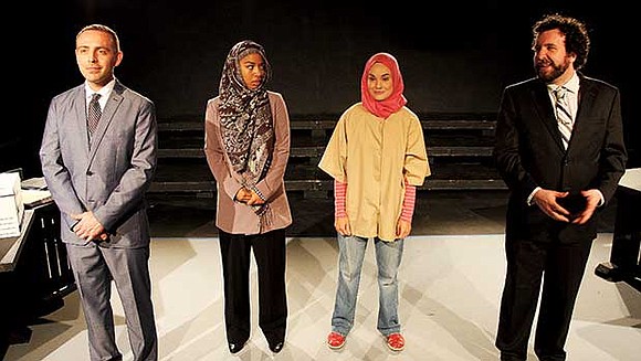 From the very first moments, Zeitgeist Stage’s production of “Faceless” puts the audience in an awkward position of both judge ... From the very first moments, Zeitgeist Stage’s production of “Faceless” puts the audience in an awkward position of both judge ...
