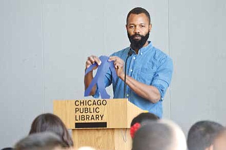 Author and illustrator Javaka Steptoe recently conducted an art workshop at the Harold Washington Library Center (HWLC). The event was ... Author and illustrator Javaka Steptoe recently conducted an art workshop at the Harold Washington Library Center (HWLC). The event was ...