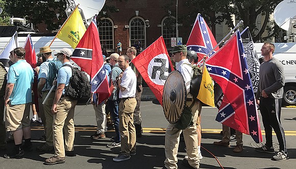 Aug. 12, 2017, hundreds of white supremacists and their sympathizers gathered for a “Unite the Right” rally in Charlottesville, Va., ... Aug. 12, 2017, hundreds of white supremacists and their sympathizers gathered for a “Unite the Right” rally in Charlottesville, Va., ...
