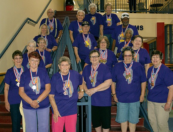 The Romeoville Recreation Department’s Golden Age Club had 33 athletes participate in the Illinois Senior Olympics in Springfield this September. The Romeoville Recreation Department’s Golden Age Club had 33 athletes participate in the Illinois Senior Olympics in Springfield this September.