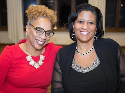 Leslie A. Anderson, Executive Director of the New Jersey Redevelopment Authority (NJRA) and Tracy Bond, Owner and President of Great Valley Pool Service, Great Valley Awning & Great Valley Christmas Decor sat next to each other at the head table along with the other honorees at the Burlington-Camden (NJ) Alumni Chapter of Kappa Alpha Psi Fraternity, Inc., and Kappa Community Development Corporation's 14th annual African-American Women Achievers' Banquet.