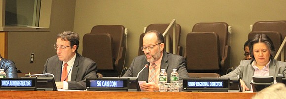 Caribbean leaders and officials were in New York this week for a major international pledging conference aimed at raising more ... Caribbean leaders and officials were in New York this week for a major international pledging conference aimed at raising more ...