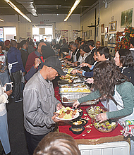 Thanksgiving dinner at National Action Network