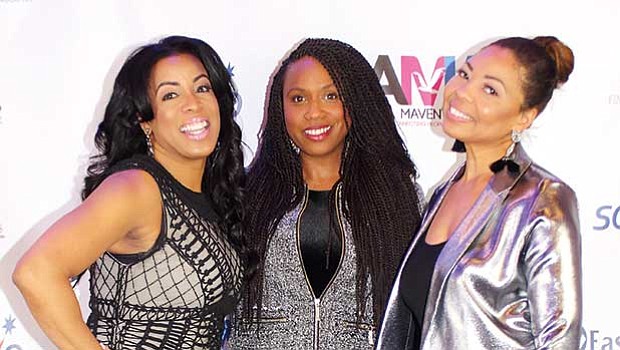 More than 300 women braved sub-zero temps early Saturday morning to attend
the 6th Annual Women’s Brunch & Conference: “Year of Action” presented by
Anna Foster, CEO & Founder, A Maven’s World Lifestyle Brand at Lombardo’s in Randolph with keynote speakers Boston City Councilor-at-Large Ayanna Pressley and Eastern Bank Senior Vice President & Regional Manager Roxann Cook. Entrepreneur, business owner and philanthropist Shellee Mendes emceed the event. Intensive workshops and panel discussions were led by women business leaders and additional notable speakers included Monica Cost, Betty Francisco and Areen Shahbari. (l-r) Shellee Mendes, Owner/Stylist, Salon Monet on Newbury Street; Ayanna Pressley, Boston City Councilor-at-Large, Anna Foster, CEO & Founder, A Maven’s World Lifestyle Brand.